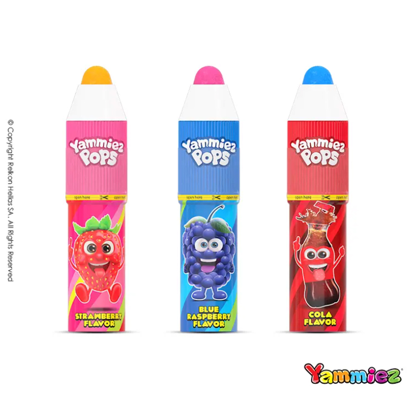 Yammiez Crayon Pop Γλειφιτζούρι 15gr. (20τμχ.)
