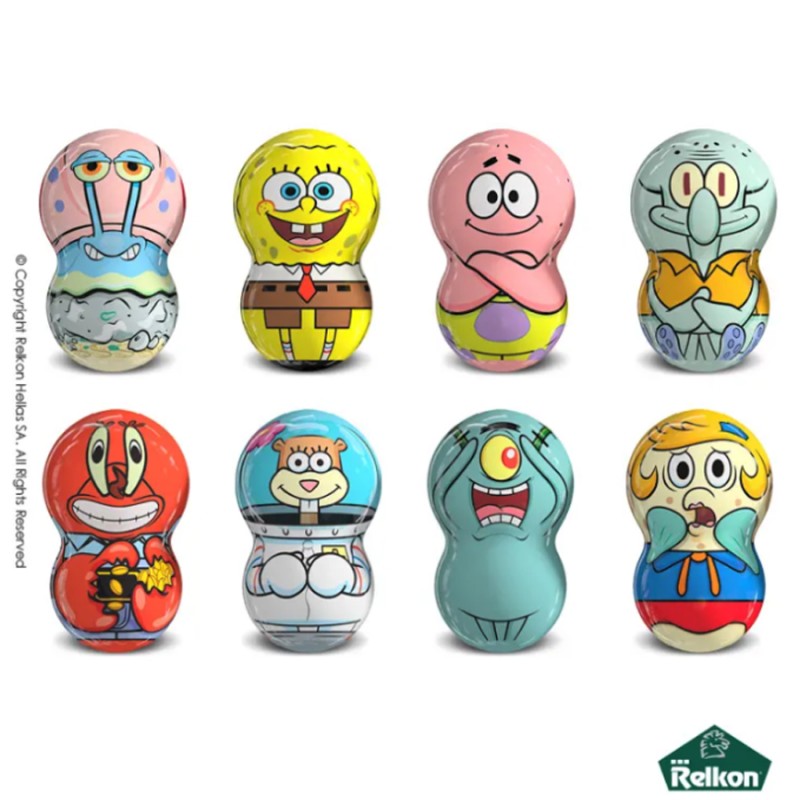 Μπομπ Σφουγγαράκης Flipperz Με 10gr. Candies (24τμχ.)