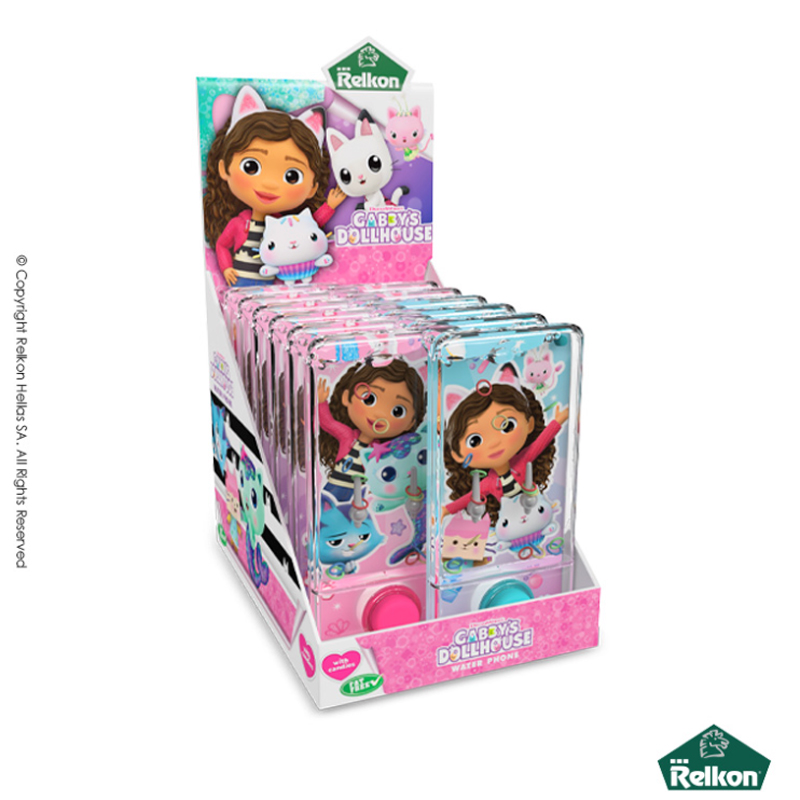 Gabby’s Dollhouse Water Phone Με 5gr. Candies (12τμχ.)