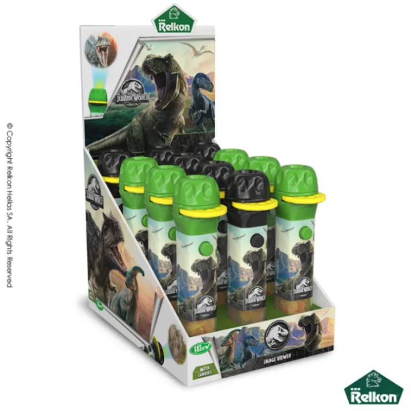 Jurassic World Προτζέκτορας Με 8gr. Candies (12τμχ.)