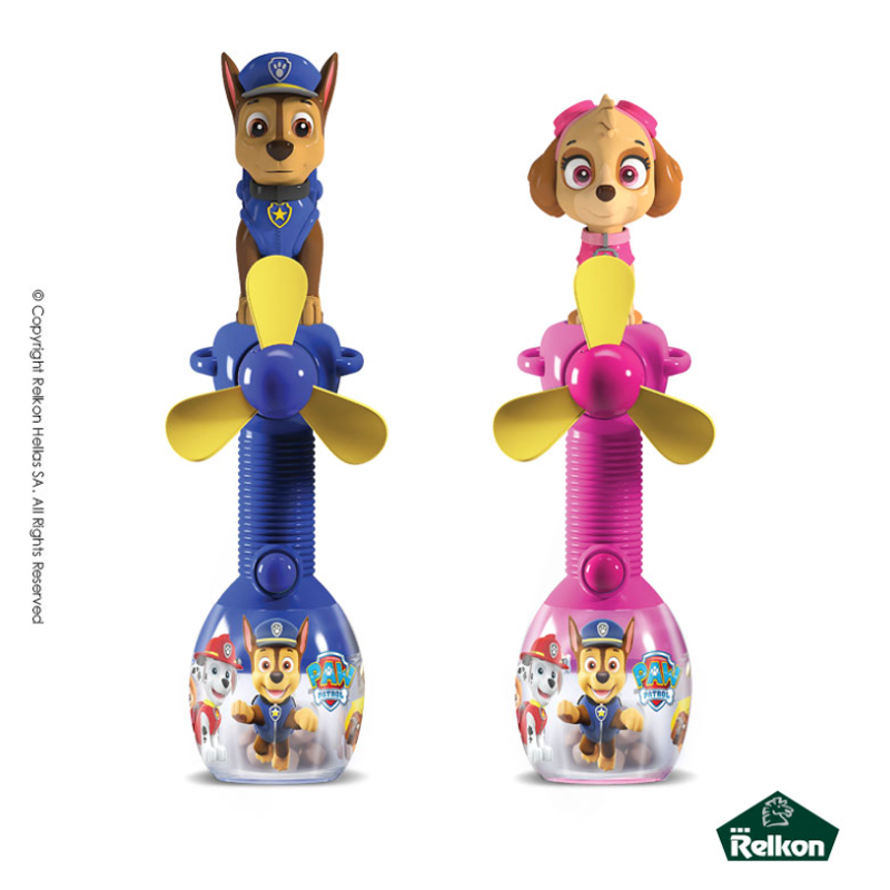 Paw Patrol Surprise Fan Ανεμιστηράκι Με 10gr. Candies (12τμχ.)