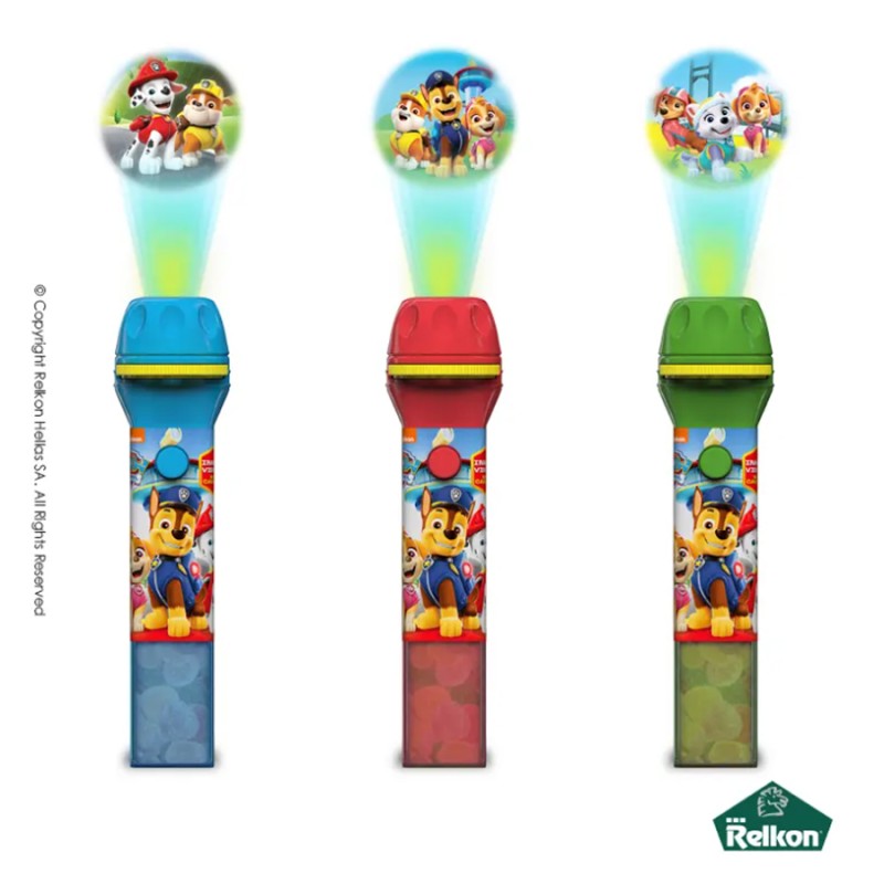 Paw Patrol Προτζέκτορας Με 8gr. Candies (12τμχ.)