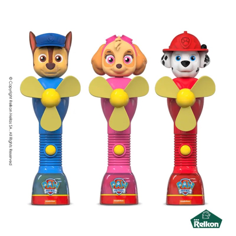 Paw Patrol Funky Fans Ανεμιστηράκι Με 5gr. Candies (12τμχ.)