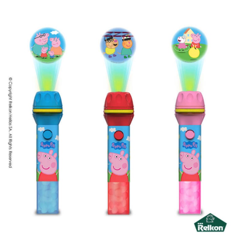 Peppa Pig Προτζέκτορας Με 8gr. Candies (12τμχ.)