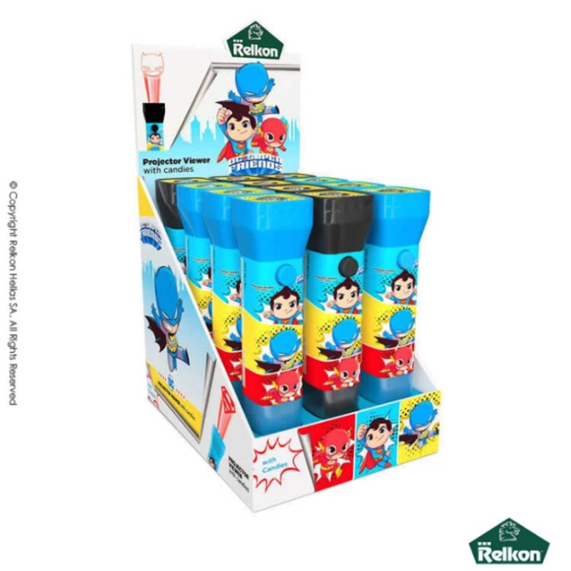 DC Super Friends Προτζέκτορας Με 8gr. Candies (12τμχ.)