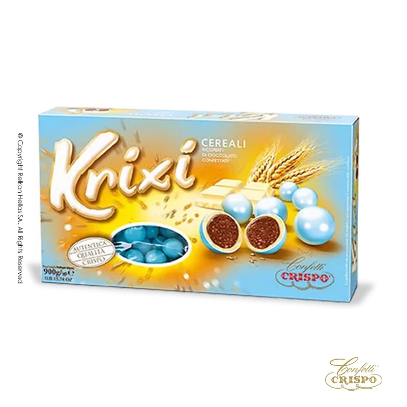Κουφέτα Crispo - Krixi Γαλάζιο (0,9kg.) ≈190τμχ.