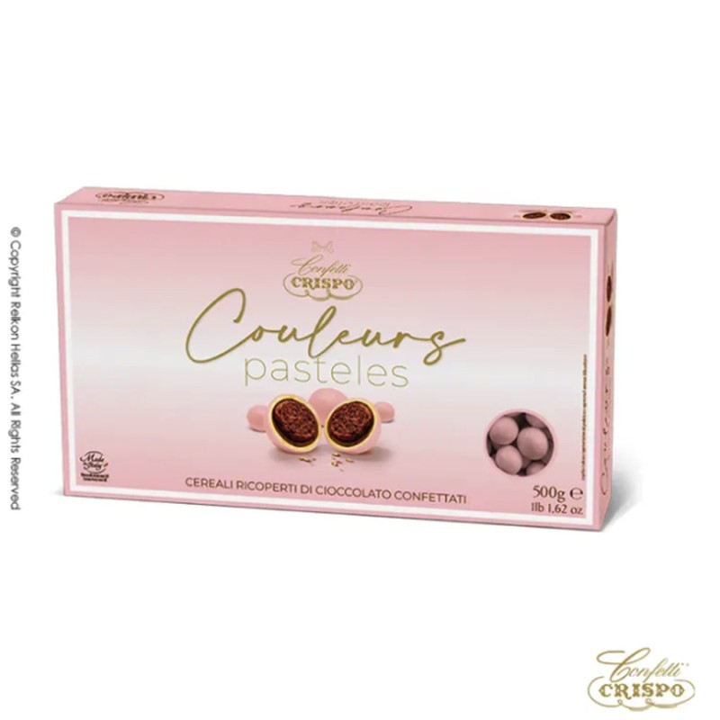Κουφέτα Crispo - Krixi Pastel Pink (0,5kg.) ≈110τμχ.