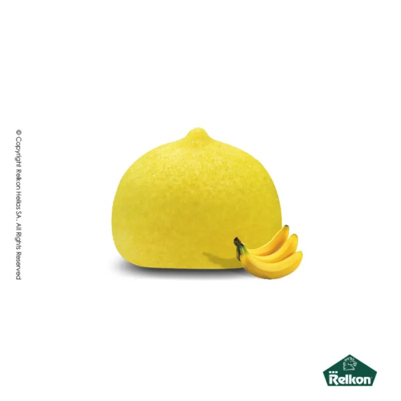 Marshmallow Ζαχαρωτά Relkon - Golf Ball Κίτρινη Μπανάνα (0,9kg.) ≈100τμχ.