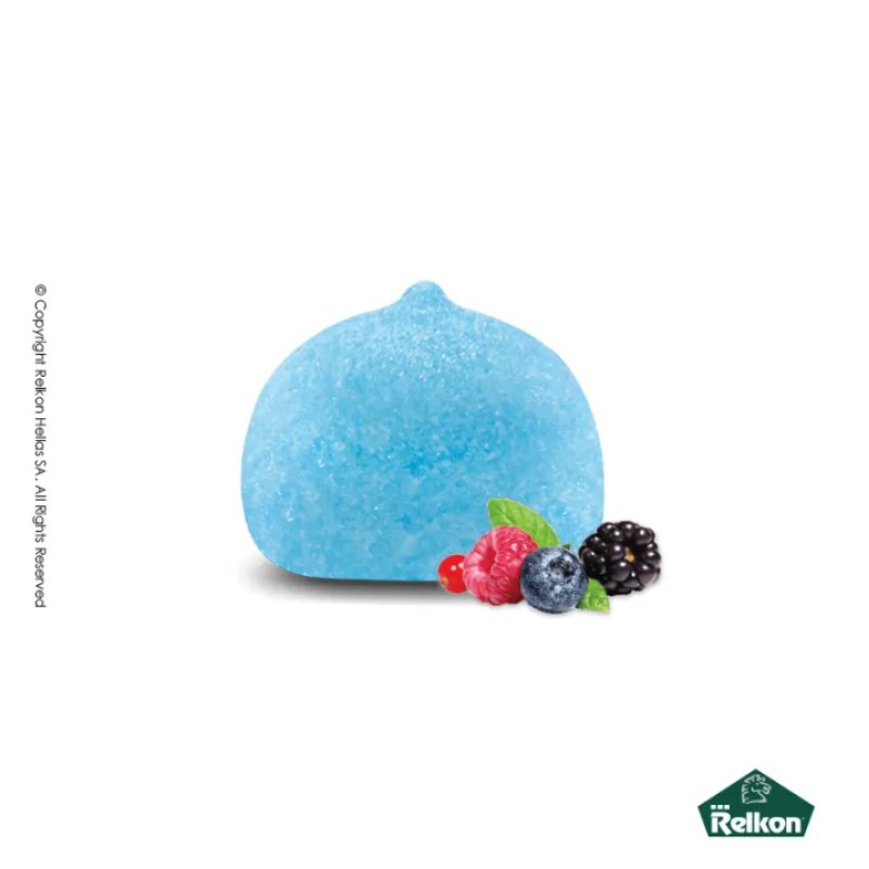 Marshmallow Ζαχαρωτά Relkon - Golf Ball Μπλε Φρούτα του Δάσους (0,9kg.) ≈100τμχ.