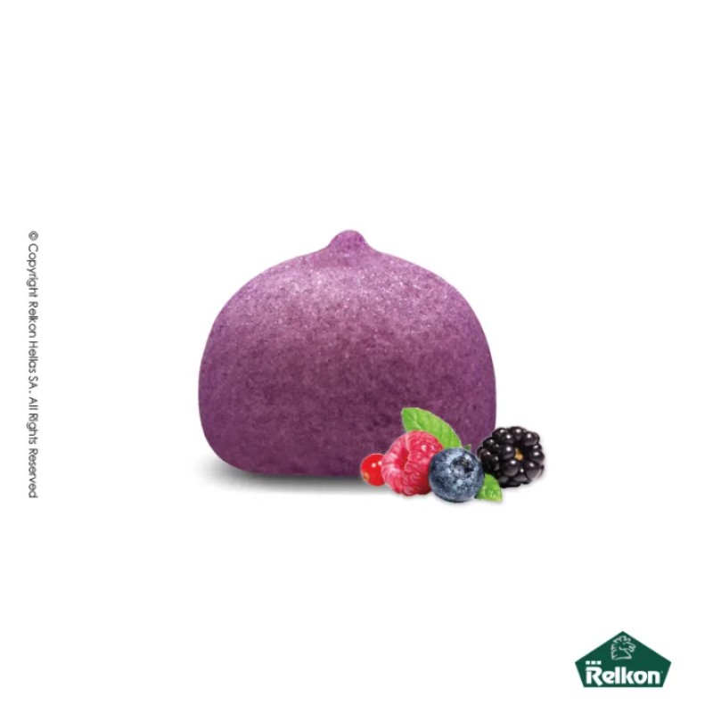 Marshmallow Ζαχαρωτά Relkon - Golf Ball Μωβ Φρούτα του Δάσους (0,9kg.) ≈100τμχ.