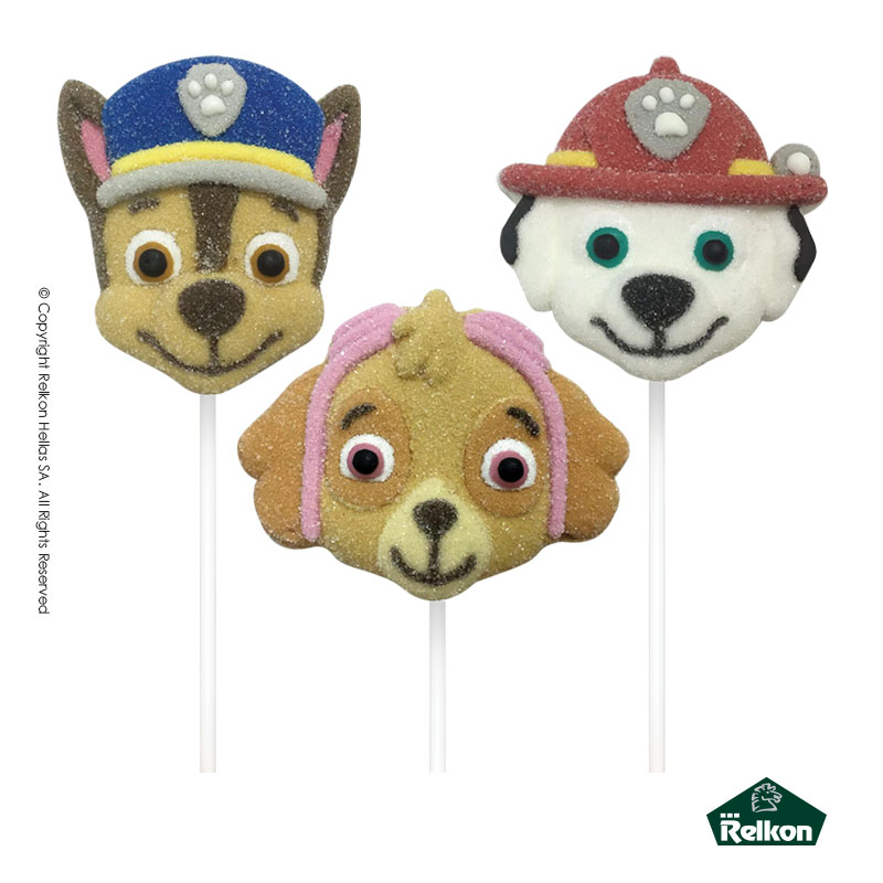 Γλειφιτζούρια Marshmallows Relkon - Paw Patrol 45gr. (12τμχ.)