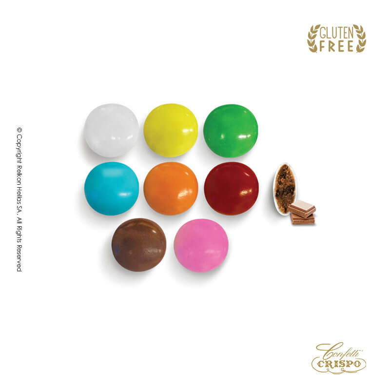 Κουφέτα Crispo - Mini Nembo Choco Lentils (1kg.) ≈2.400τμχ.