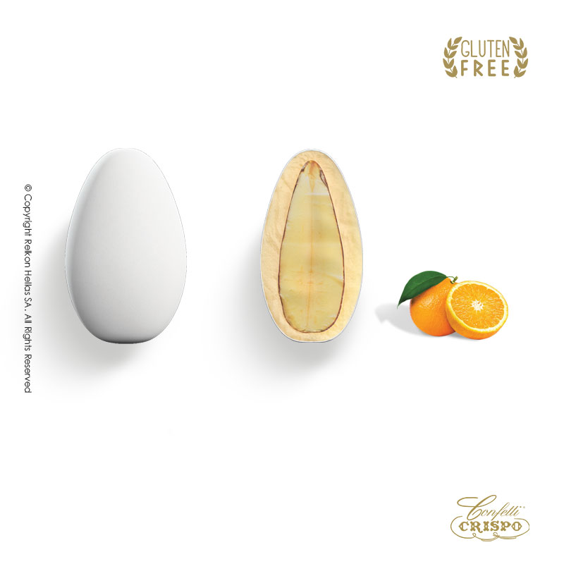 Κουφέτα Crispo - Snob Πορτοκάλι Λευκό (0,5kg.) ≈115τμχ.