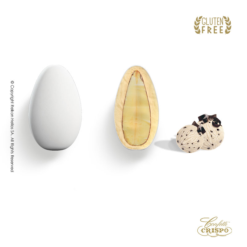 Κουφέτα Crispo - Snob Straciatella Λευκό (0,5kg.) ≈115τμχ.