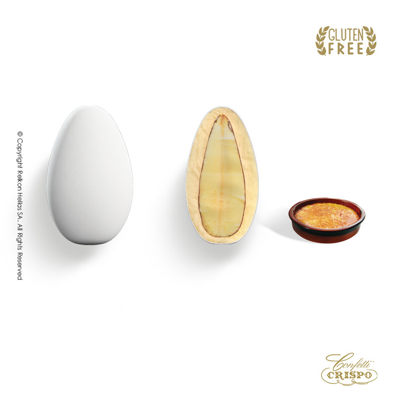 Κουφέτα Crispo - Snob Creme Brulee Λευκό (0,5kg.) ≈115τμχ.