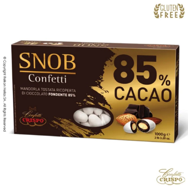 Κουφέτα Crispo - Snob Cacao Λευκό (1kg.) ≈180τμχ.