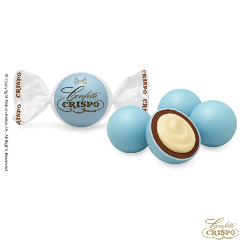 Κουφέτα Crispo - Ciocosoft Mix Γεύσεων Γαλάζιο (0,35kg.) ≈50τμχ.