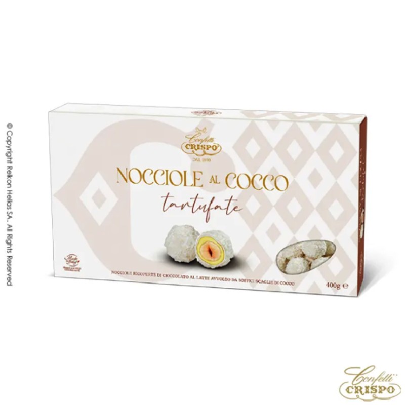 Κουφέτα Crispo - Ciocosoft Καρύδα Σοκολάτα Λευκό (0,35kg.) ≈70τμχ.