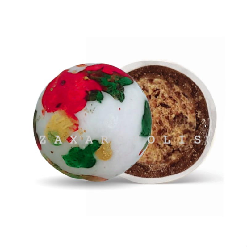 Κουφέτα Zaxaropolis - Crispy Κόκκινο/Πράσινο/Χρυσό Πιτσιλωτό (0,8kg.) ≈210τμχ.