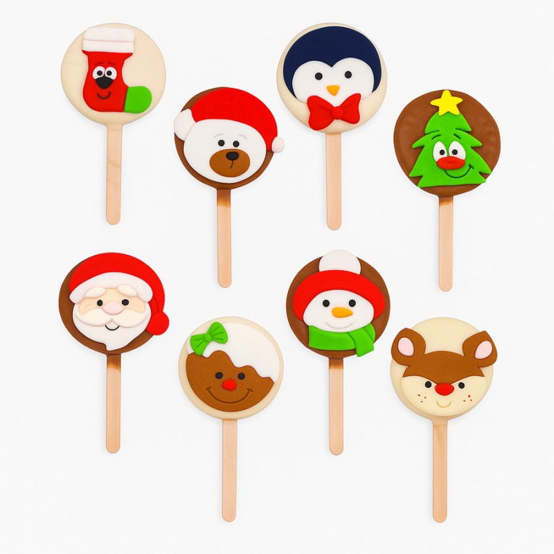 Χριστουγεννιάτικα Γεμιστά Μπισκότα – Mix Σχέδια (≈70gr/≈8εκ.)