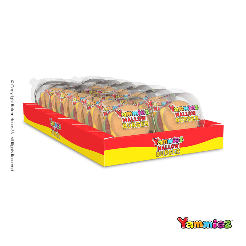 Marshmallows Yammiez - Burger 50gr. (12τμχ.)