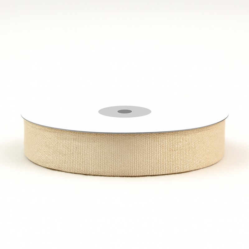 Κορδέλα Γκρο Ματ 1,2εκ. - Χρώμα Μπεζ (50μ.)