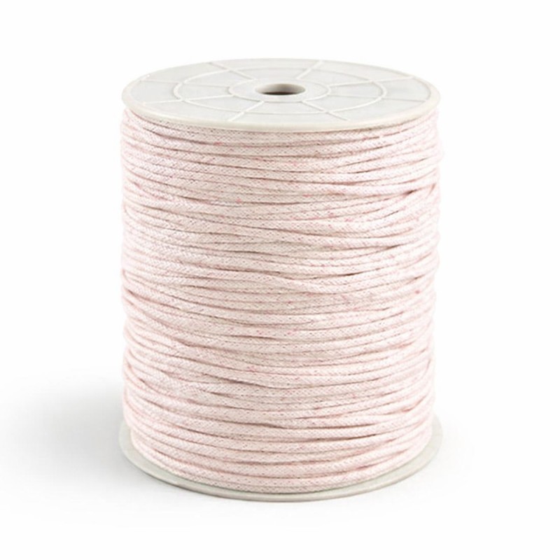 Κορδόνι Κηρωμένο 0,2εκ. - Χρώμα Εκρού (100μ.)