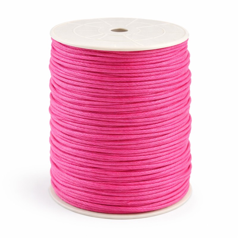 Κορδόνι Κηρωμένο 0,2εκ. - Χρώμα Φούξια (100μ.)