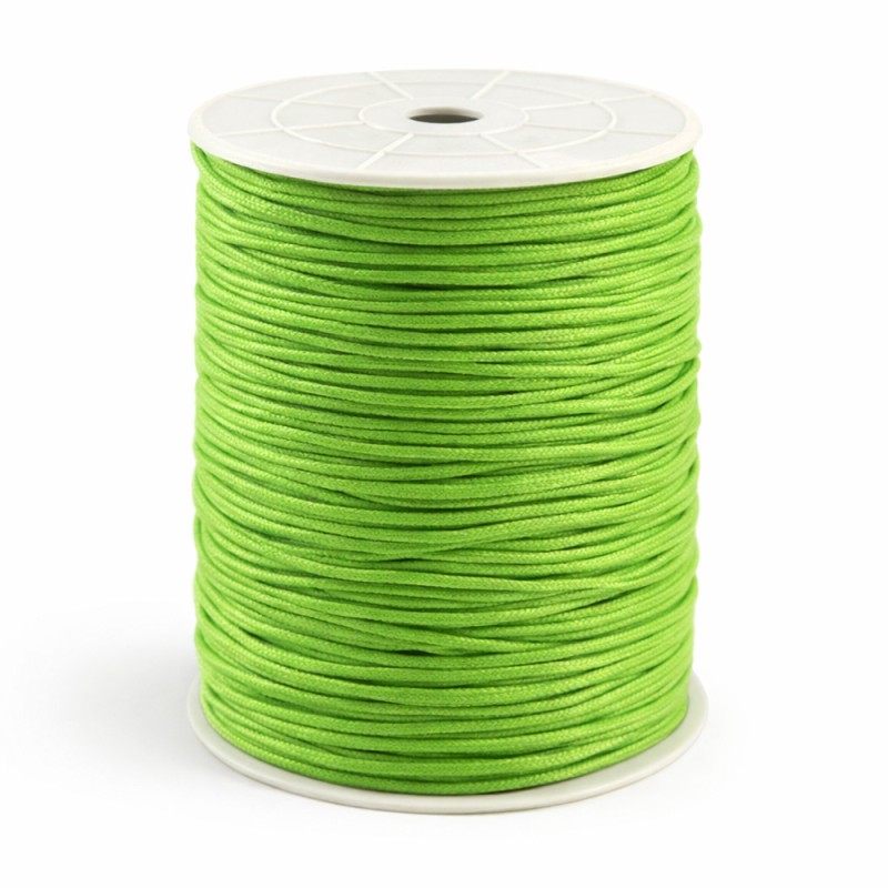 Κορδόνι Κηρωμένο 0,2εκ. - Χρώμα Λαχανί (100μ.)