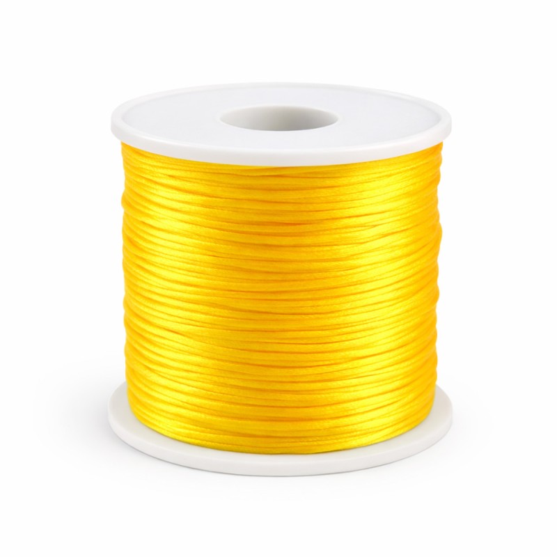 Κορδόνι Ποντικοουρά 0,1εκ. - Χρώμα Κίτρινο (100μ.)