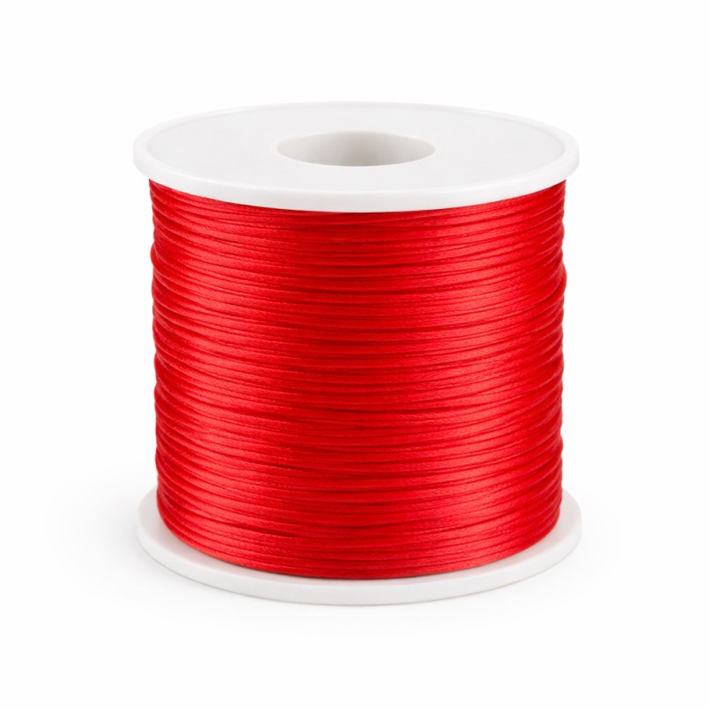 Κορδόνι Ποντικοουρά 0,1εκ. - Χρώμα Κόκκινο (100μ.)