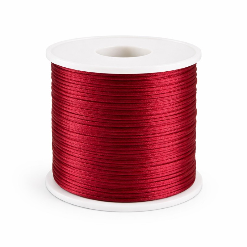 Κορδόνι Ποντικοουρά 0,1εκ. - Χρώμα Μπορντό (100μ.)