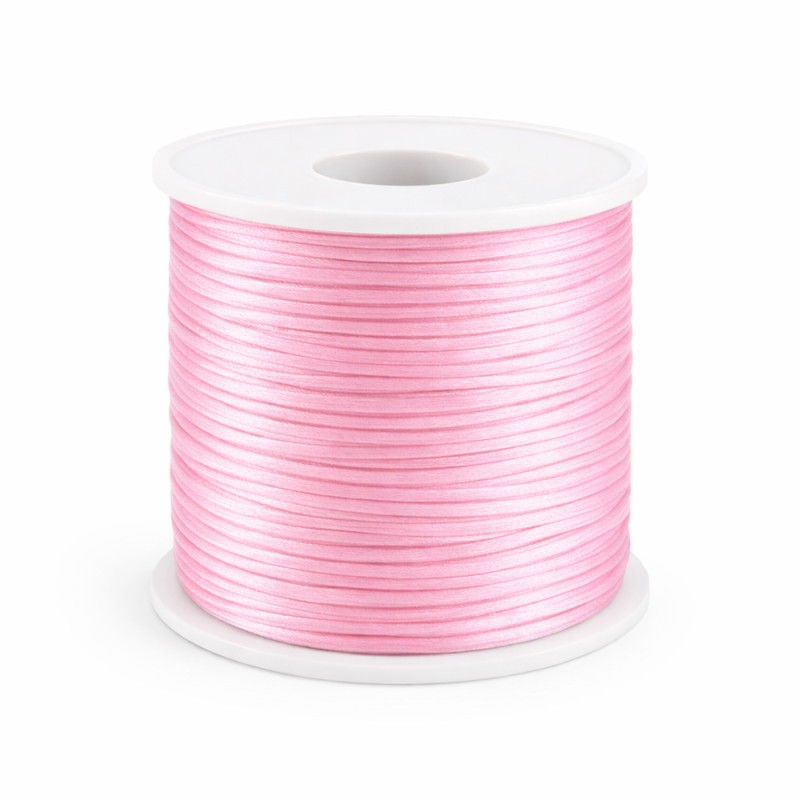 Κορδόνι Ποντικοουρά 0,1εκ. - Χρώμα Ροζ (100μ.)