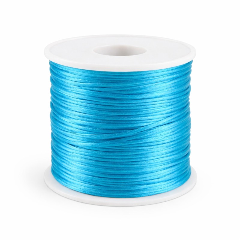 Κορδόνι Ποντικοουρά 0,1εκ. - Χρώμα Τιρκουάζ (100μ.)