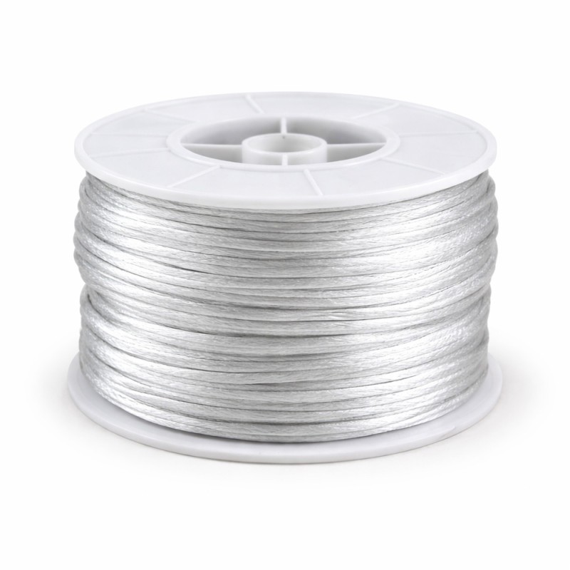 Κορδόνι Ποντικοουρά 0,2εκ. - Χρώμα Ασημί (50μ.)