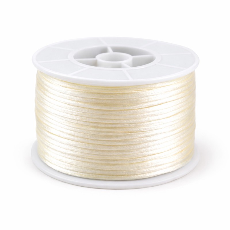 Κορδόνι Ποντικοουρά 0,2εκ. - Χρώμα Εκρού (50μ.)