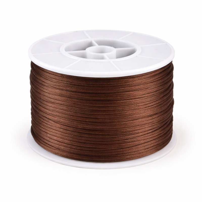 Κορδόνι Ποντικοουρά 0,2εκ. - Χρώμα Καφέ (50μ.)