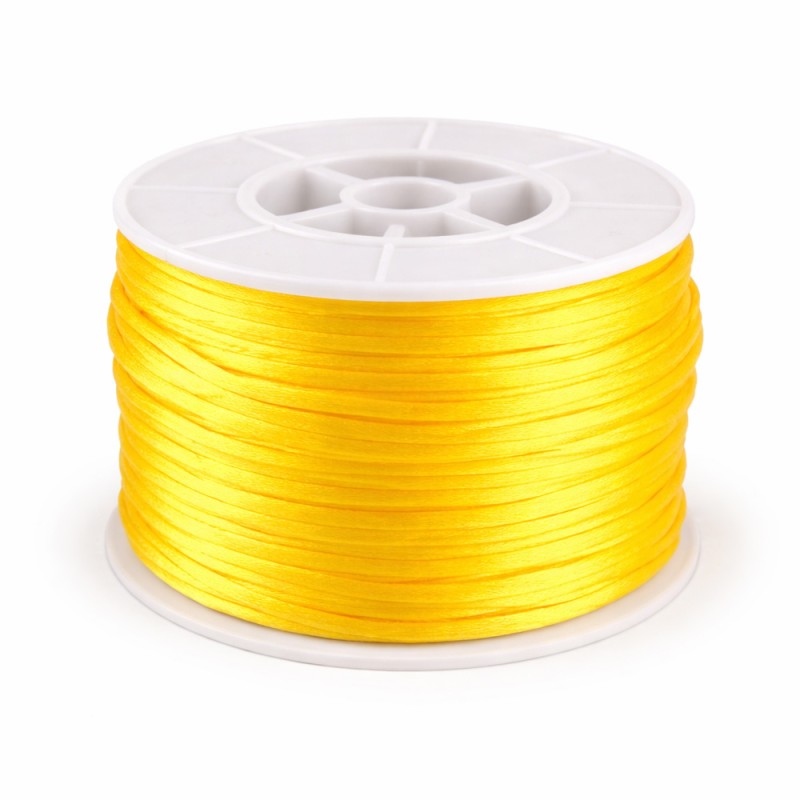 Κορδόνι Ποντικοουρά 0,2εκ. - Χρώμα Κίτρινο (50μ.)