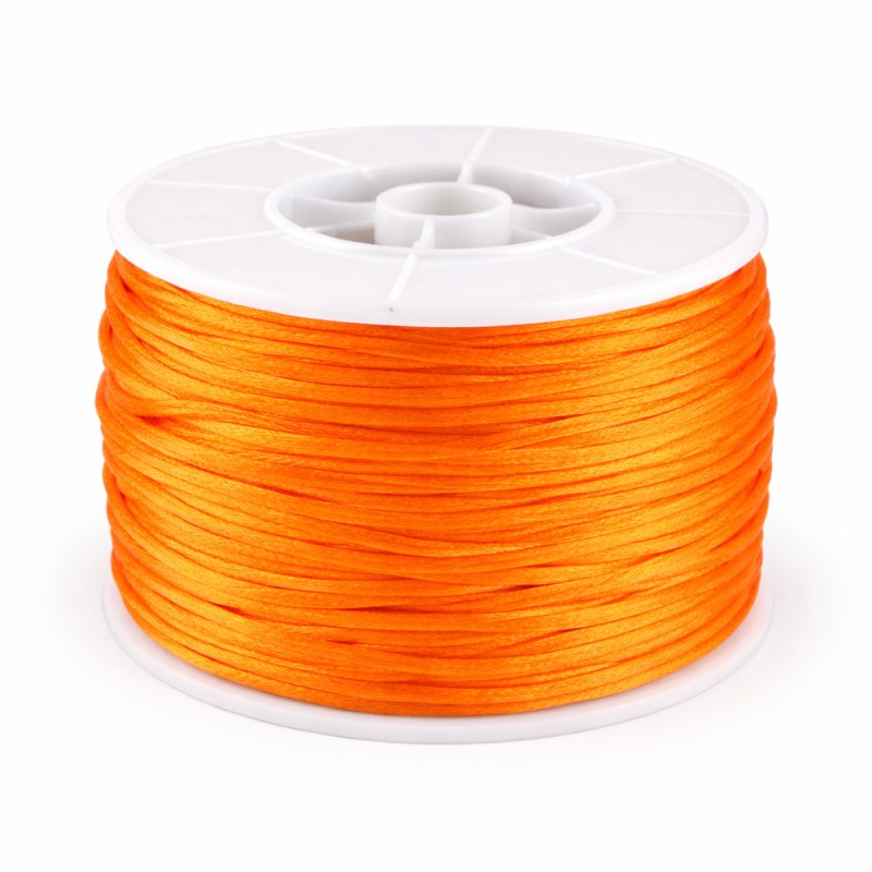 Κορδόνι Ποντικοουρά 0,2εκ. - Χρώμα Πορτοκαλί (50μ.)