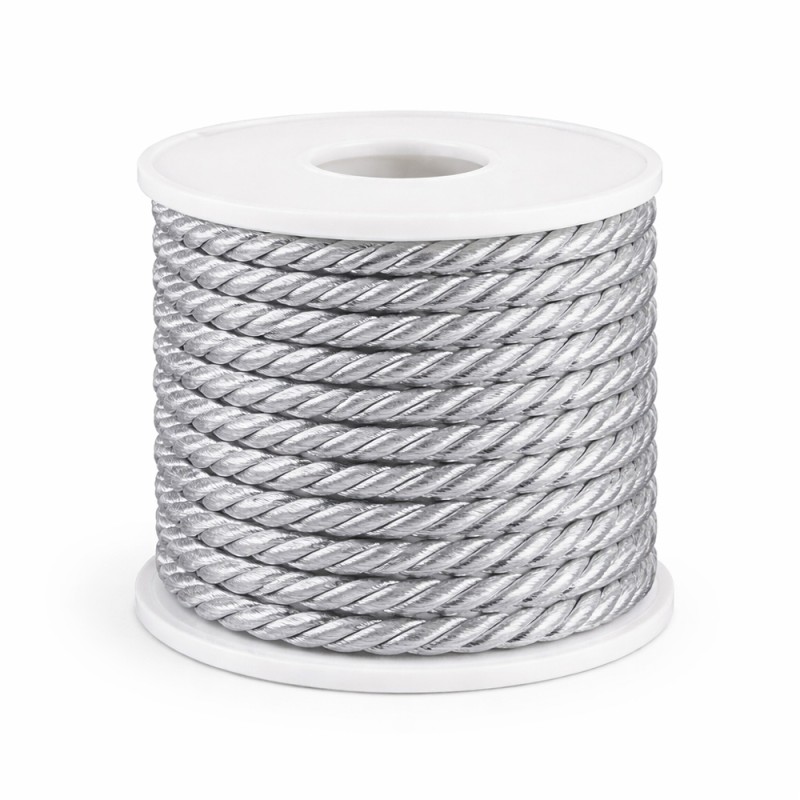Κορδόνι Rayon 0,5εκ. - Χρώμα Ασημί (15μ.)