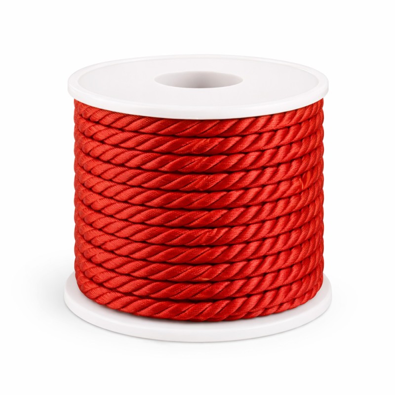 Κορδόνι Rayon 0,5εκ. - Χρώμα Κόκκινο (15μ.)