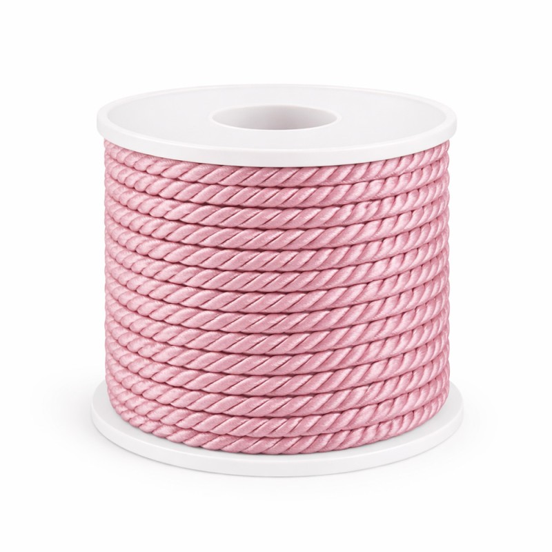 Κορδόνι Rayon 0,5εκ. - Χρώμα Ροζ (15μ.)
