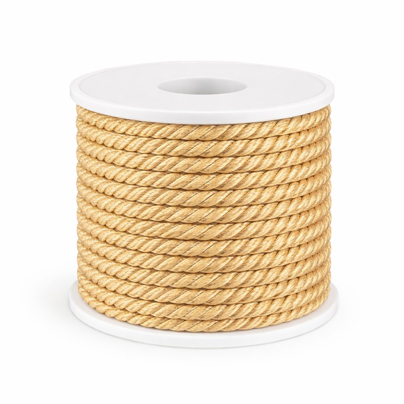 Κορδόνι Rayon 0,5εκ. - Χρώμα Σαμπανί (15μ.)