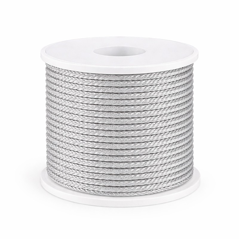 Κορδόνι Rayon 0,3εκ. - Χρώμα Ασημί (50μ.)