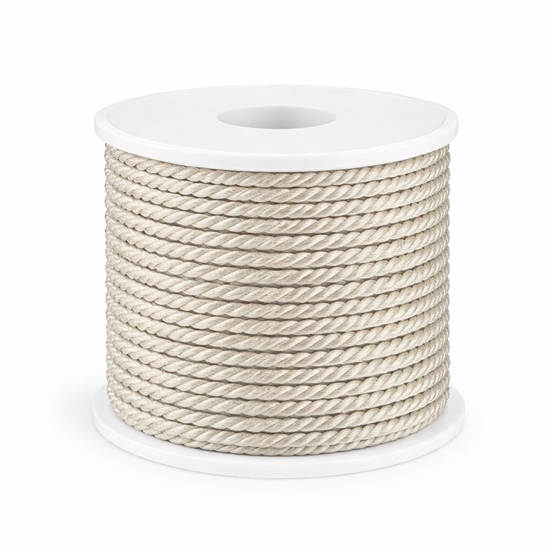 Κορδόνι Rayon 0,3εκ. - Χρώμα Εκρού (50μ.)