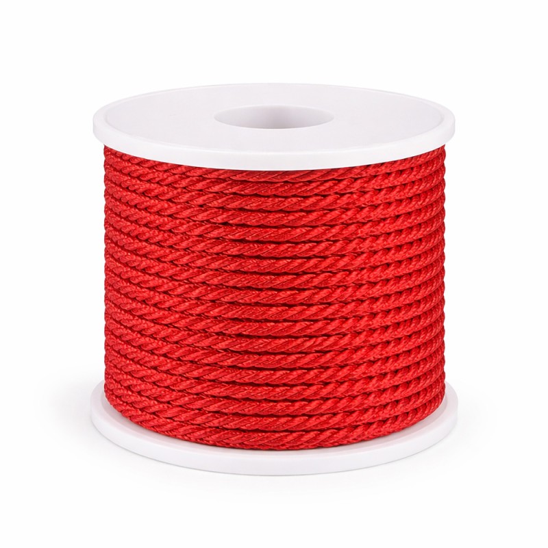 Κορδόνι Rayon 0,3εκ. - Χρώμα Κόκκινο (50μ.)