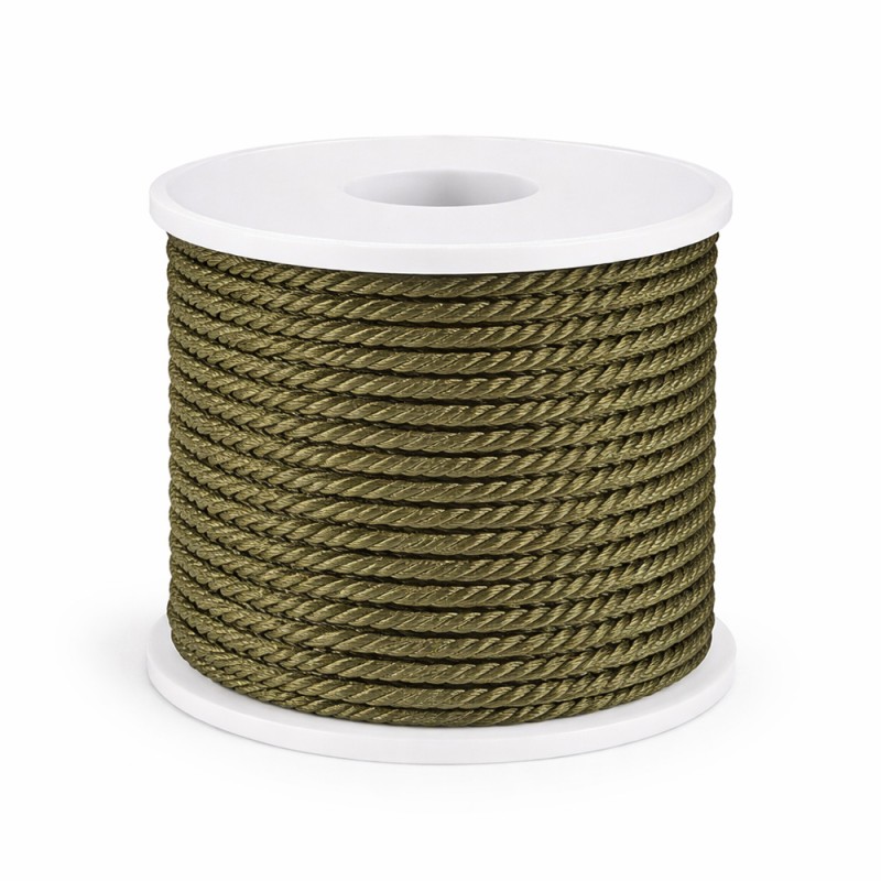 Κορδόνι Rayon 0,3εκ. - Χρώμα Λαδί (50μ.)