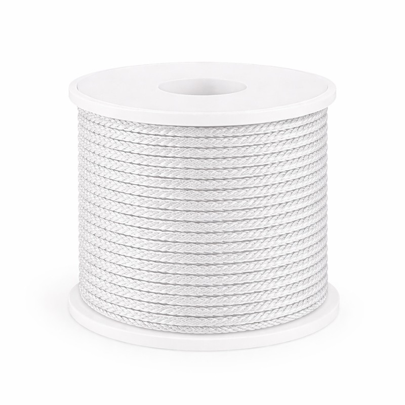 Κορδόνι Rayon 0,3εκ. - Χρώμα Λευκό (50μ.)