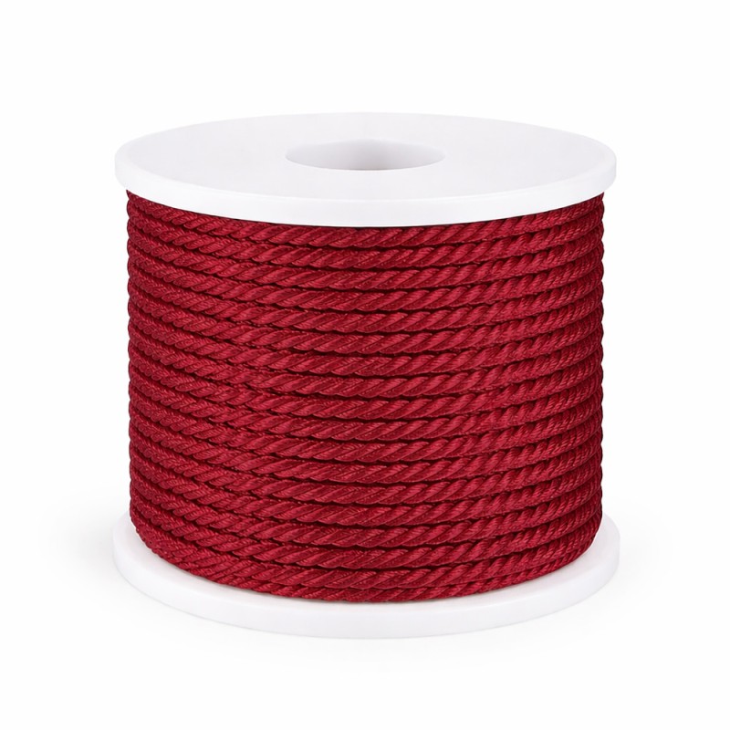 Κορδόνι Rayon 0,3εκ. - Χρώμα Μπορντό (50μ.)