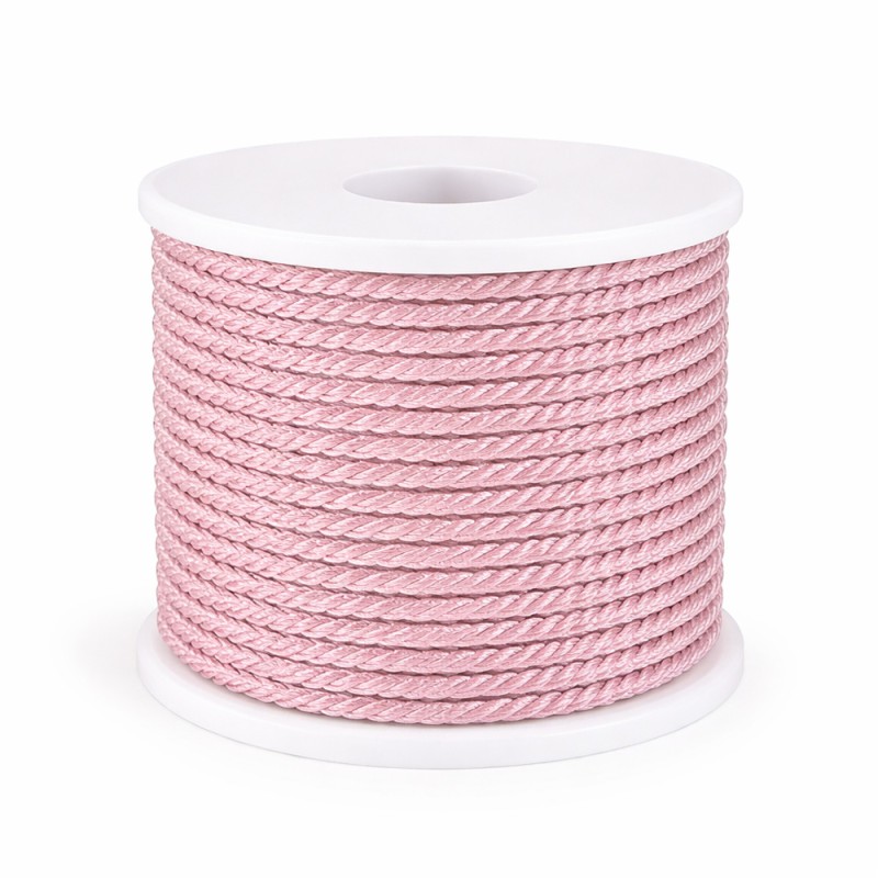 Κορδόνι Rayon 0,3εκ. - Χρώμα Ροζ (50μ.)